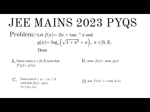 AOD PYQ Explained | JEE MAIN-2023