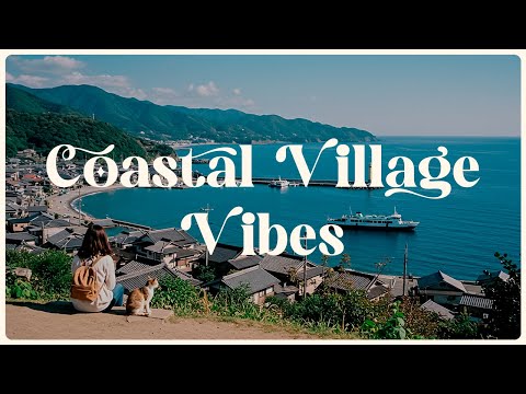 Coastal Village Vibes 🌊 4 Hour Study Session Lofi Mix for Study and Relaxation