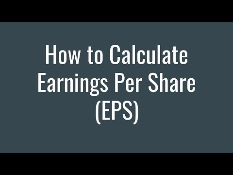 How to Calculate Earnings Per Share EPS