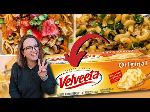 What to make with...VELVEETA! 3 EASY recipes!