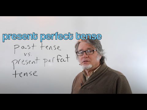 past tense vs present perfect tense in English