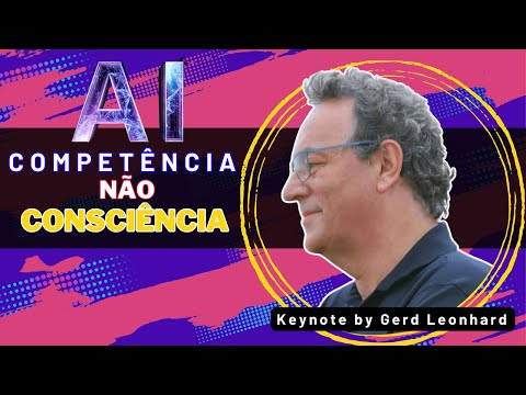 Portuguese Dub: Inteligência Artificial: Humanos e/com/vs Máquinas? Palestra Poderosa Gerd Leonhard