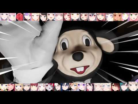 Hololive Girls Reaction To Cursed Mickey Mouse (Cursed Digicam)