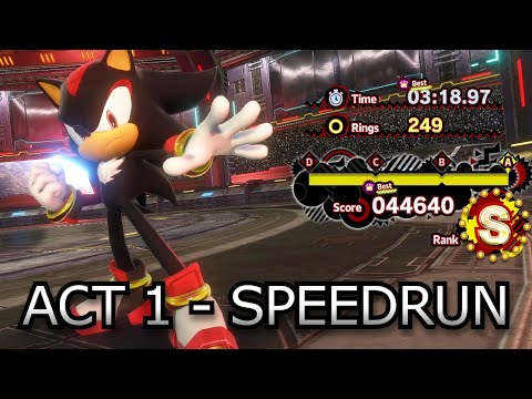 Sonic X Shadow Generations Speedruns are INSANE!!! (All Act 1)