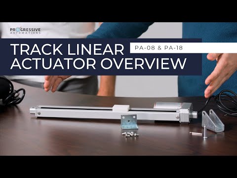 Track Linear Actuators | PA-08 & PA-18 Product Overview | Progressive Automations