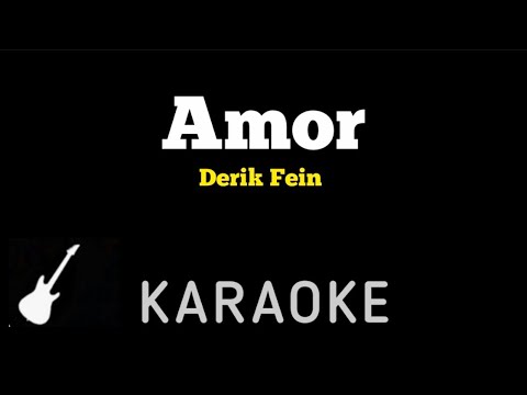 Derik Fein - Amor | Karaoke Guitar Instrumental