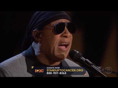 Stevie Wonder sings "What the World Needs Now" Live at Stand Up 2 Cancer 2018.  HD 1080p