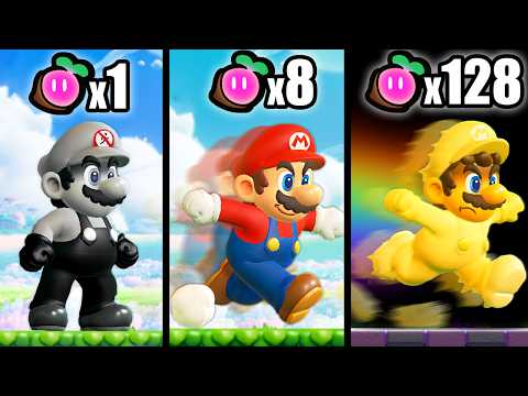 Mario Wonder but every Seed makes Mario FASTER…