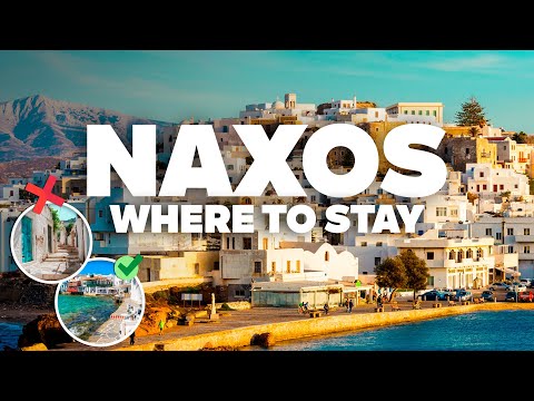 WHERE TO STAY IN NAXOS! Best Areas and Budget Hotels!