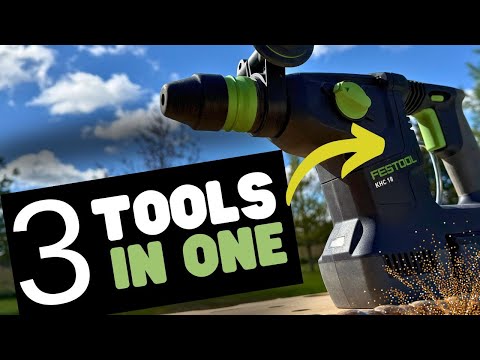 Festool KHC 18 Rotary Hammer - 3 Tools in one!