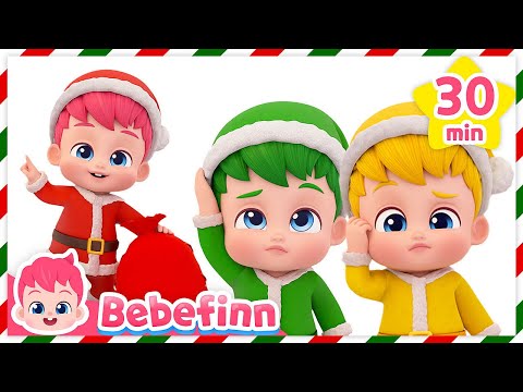 2024 New Christmas Songs for KidsㅣBebefinn Nursery Rhymes Compilation