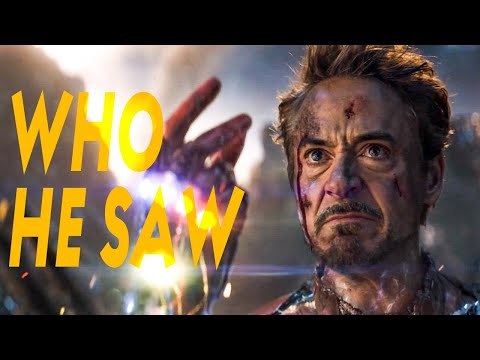 Iron Man Sacrifce || What did he see when he Snaped Thanos || Avengers Endgame Deleted Scene ||