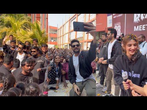 Robinhood & Team SRKR College Visit At Bhimavaram | Nithiin | Sreeleela | Venky Kudumula | TFPC