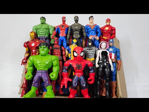 THANOS VS SPIDERMAN VS HULK VS CAPTAIN AMERICA VS IRONMAN VS VENOM SUPERHERO AVENGERS UNBOXING