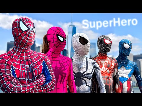 SPIDER-MAN RED ??? Pro 5 SuperHeroes Story ( by Life Hero )