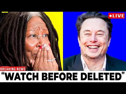 Elon Musk BREAKS Silence Reveals The Forced 'The View' To FIRE Whoopi Goldberg!