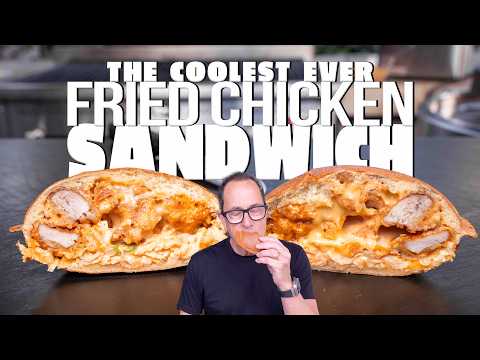 A FRIED CHICKEN SANDWICH THAT YOU'VE NEVER SEEN BEFORE... | SAM THE COOKING GUY