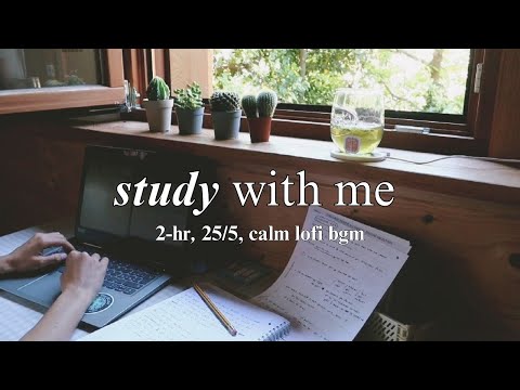 2 Hour Study With Me 📝 | Pomodoro 25/5  & Lofi Beats