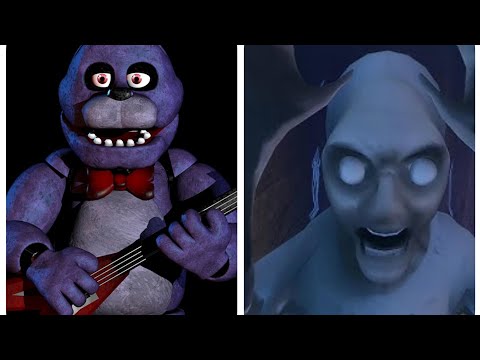 Bonnie The Bonnie Plays: Play As A Baby Vs Grandma (This Lady Needs To Chill💀💀)