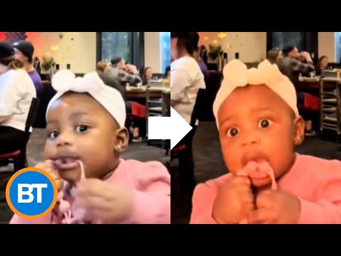 Cutest reaction: Babies’ reacting to hibachi