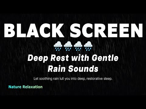 Let the Rain Guide You Into Deep, Restorative Sleep