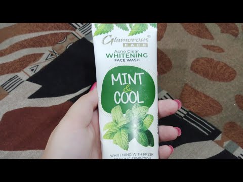 Glamorous Face Acne Clear Whitening Face wash ./ Mint & Cool .|| The Lovely Girl Mano