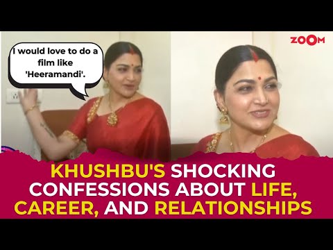 Khushbu OPENS UP about her life, career, romance and marriage to Sundar in a CANDID conversation