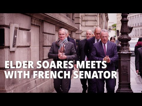 Elder Soares Meets with French Senator