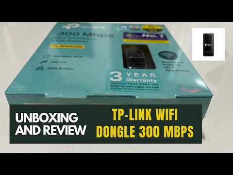 TP-LINK WiFi Dongle 300 Mbps Mini Wireless Network USB Wi-Fi Adapter for PC Desktop Laptop