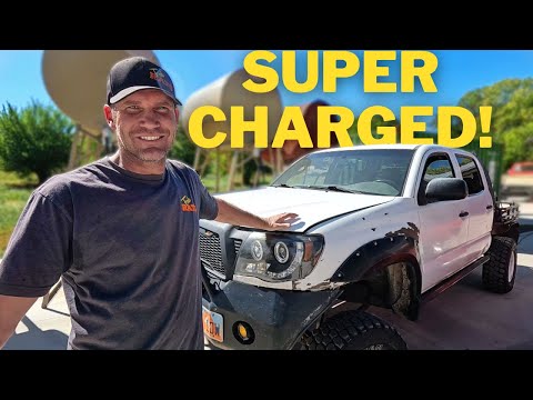 We're Going To Super Charge A Toyota Tacoma!