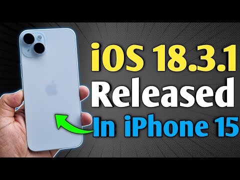 iOS 18.3.1 Released - What's New in iPhone 15