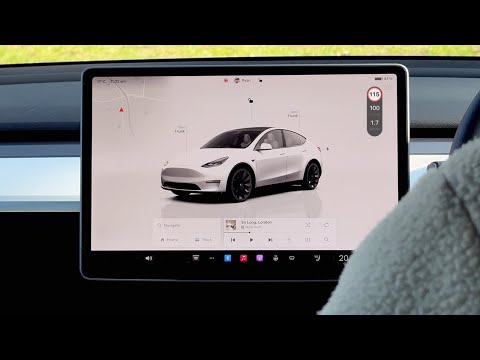 Tesla Software Update 2024.14.3 - Testing Average Speed Zones