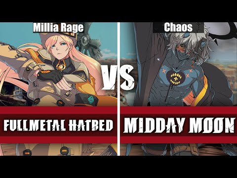 Fullmetal Hatred (Millia Rage) Vs Midday Moon (Happy Chaos) | GUILTY GEAR -STRIVE- High Level Replay