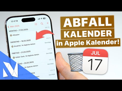 Müllkalender 2025 in Apple Kalender hinzufügen (Regionaler Abfallkalender)  | Nils-Hendrik Welk