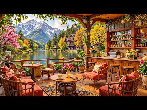 Smooth Jazz Music Help to Get You Excited for Work in the Morning - Coffee Shop with Spring Ambience