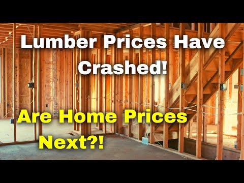 Lumber Prices Have Crashed - Will Home Prices Follow?