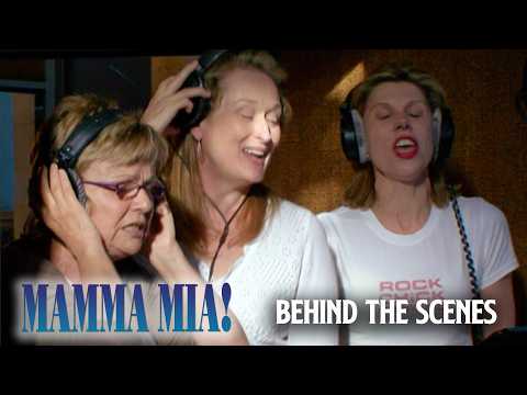 The cast of Mamma Mia BTS in the studio! | Mamma Mia (2008)