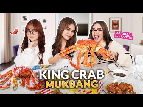 KING CRAB MUKBANG + JUICY Q&A WITH ANDREA BRILLANTES | IVANA ALAWI