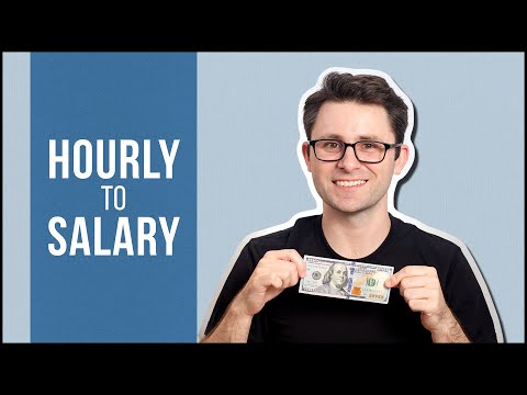 Convert Hourly Pay Into Annual Salary #Shorts