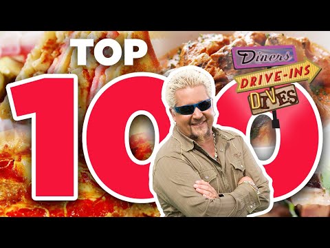 Top 100 #DDD Videos of ALL TIME with Guy Fieri | Diners, Drive-Ins and Dives | Food Network