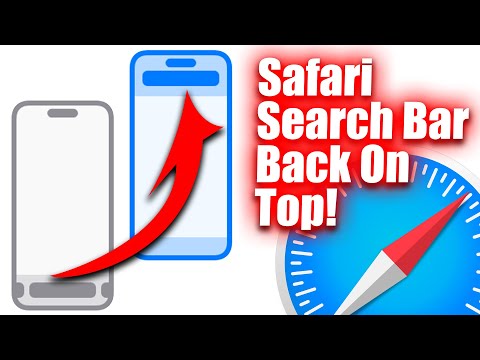 How To Move Safari Search Bar To Top On iPhone iOS 17 UPDATED!