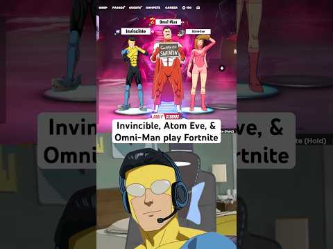 #Invincible #AtomEve & #OmniMan play #Fortnite #invincibleseason3 #fortnitebr #fortnitebattleroyale