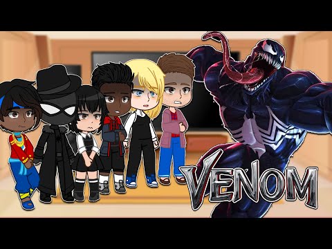 Spider-Verse react to Venom (carnage+riot)| Gacha React | Full Video