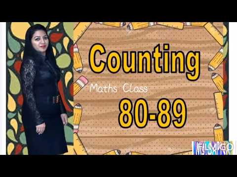 Learn Counting 80-89 / Easy Learning Maths / Online Study Resources