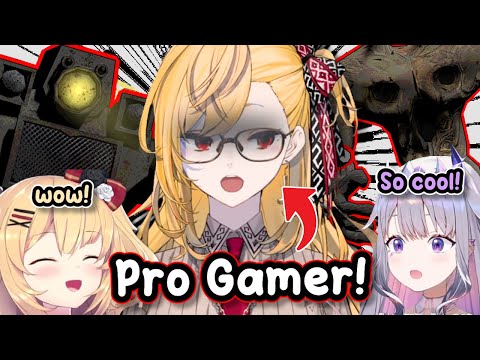 Kaela Shocked Biboo & Haachama With Her Gamer Moves!【Hololive | Lethal Company】