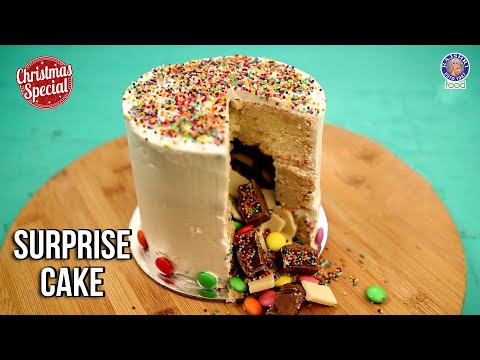 Christmas Special | Inside Out Surprise Cake | How To Make Cake At Home