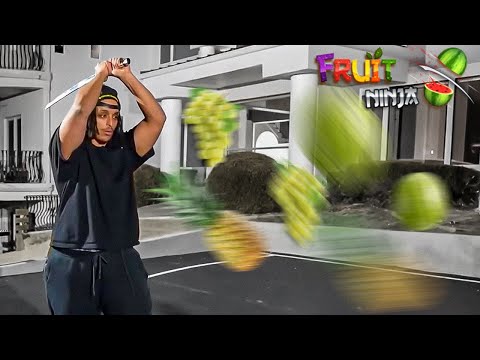 Agent Plays IRL FRUIT NINJA With a Real Samurai