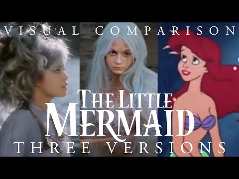 The Little Mermaid - Side-by-Side Comparison (Disney/Rusalochka/Malá morská víla)