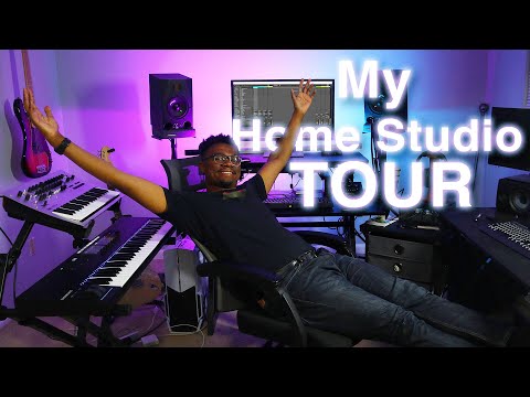 My Epically Awkward Dream Home Studio Tour | Music Producer Studio Tour 2021