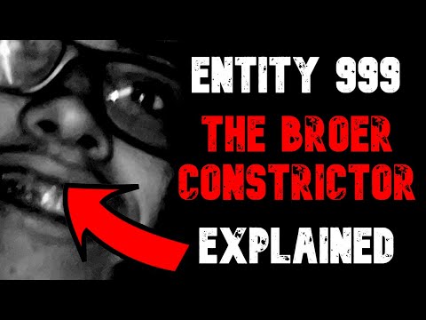 Entity 999 - The Broer Constrictor entity explained...